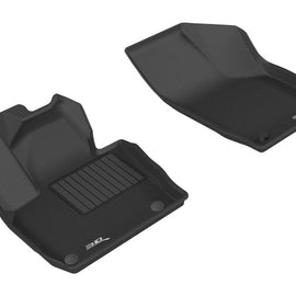 3D MAXpider 2015-2018 Audi Q3 Kagu 1st Row Floormat - Black L1AD03911509