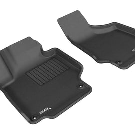 3D MAXpider 2008-2015 Audi TT/TTS Kagu 1st Row Floormat - Black L1AD02911509