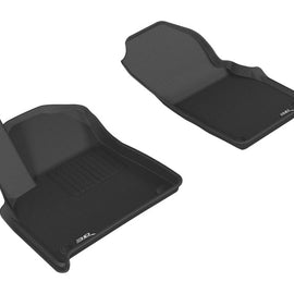 3D MAXpider 2017-2020 Audi Q7/Q8 Kagu 1st Row Floormat - Black L1AD04011509