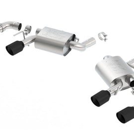 Borla 2016 Chevy Camaro V8 SS AT/MT ATAK Rear Section Exhaust w/ Dual Mode Valves Ceramic Black 11925CB