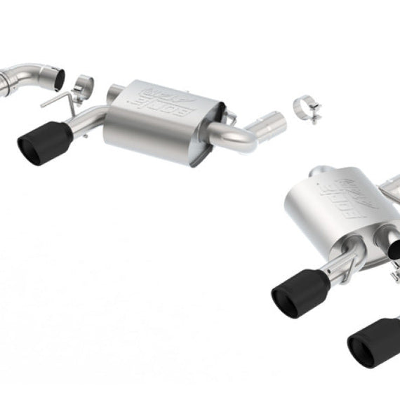 Borla 2016 Chevy Camaro V8 SS AT/MT ATAK Rear Section Exhaust w/ Dual Mode Valves Ceramic Black 11925CB