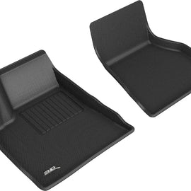 3D MAXpider 2015-2020 Tesla Model S Kagu 1st Row Floormat - Black L1TL01311509