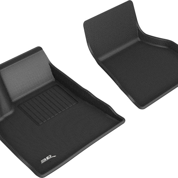3D MAXpider 2015-2020 Tesla Model S Kagu 1st Row Floormat - Black L1TL01311509