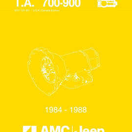 Detroit Iron - 1984 - 1988 Jeep 700 / 900 Series Transmission Component Service Manual
