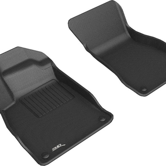 3D MAXpider 19-23 Audi A6/A7 / 21-24 RS6/RS7 Kagu 1st Row Floormats - Black L1AD05411509