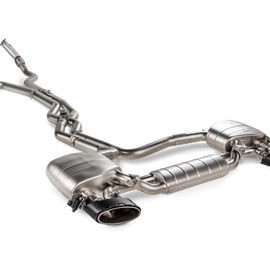 Akrapovic 2023 Audi RS6 Avant (C8) Evolution Line Cat Back (Titanium) (Req Link Pipe Set) S-AU/T/2H
