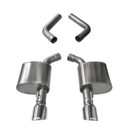 Corsa 15-19 Dodge Charger 6.4L/17-19 Dodge Charger 5.7L Polished Sport AxleBack Exhaust w/4.5in Tips 21019