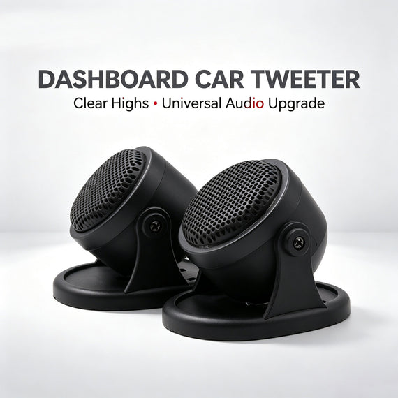 Car Tweeter Speaker 10W Universal Dashboard Mount Car Audio High Frequency Tweeter For Vehicle Sound System Upgrade